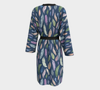 Silky Robe — Featherlight on Navy