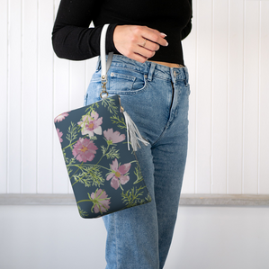 Vegan Leather Clutch & Makeup Bag – Airy Cosmos