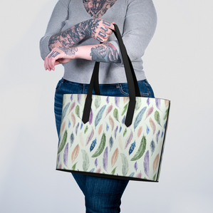 Vegan Leather Carryall — Boho Feathers
