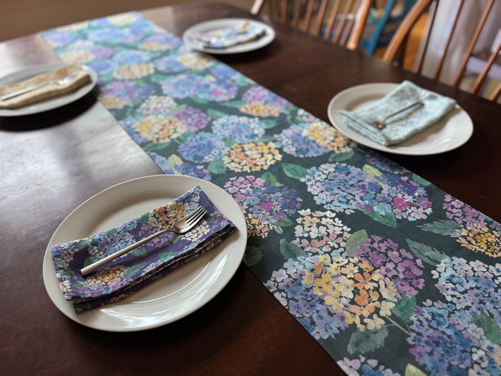 Endless Hydrangea Table Runner