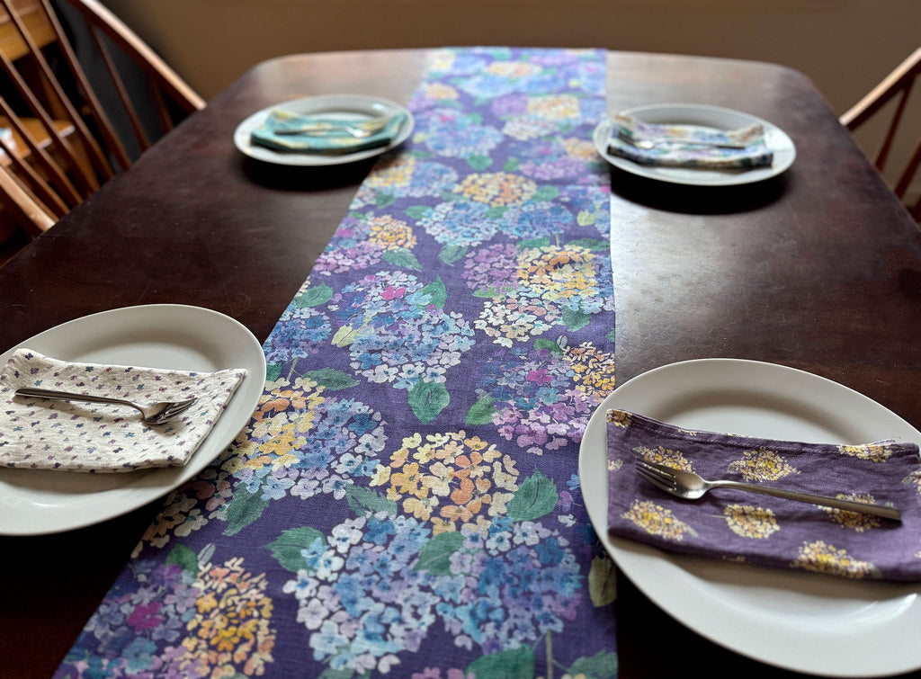 Endless Hydrangea Table Runner
