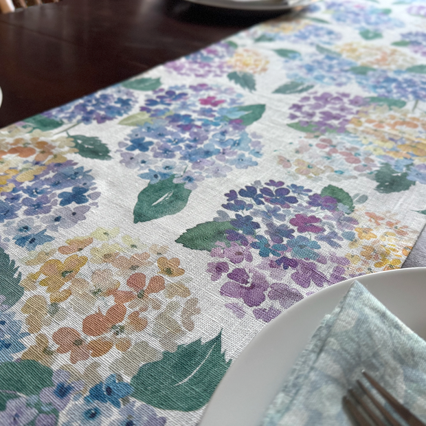 Endless Hydrangea Table Runner