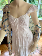 Scarf & Shawl in Dancing Delphinium