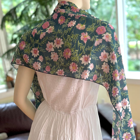 scarf + shawl in airy cosmos