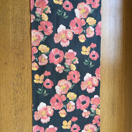 ember poppies european linen table runner