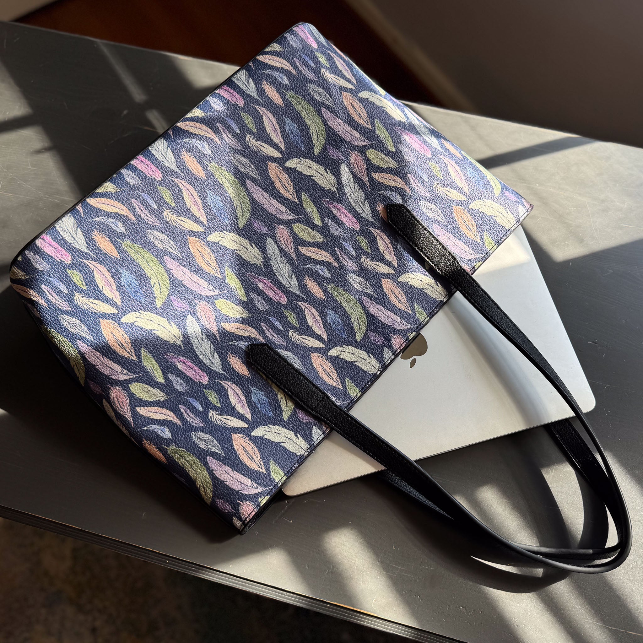 featherlight carryall in vegan leather