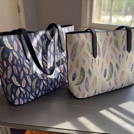 featherlight carryall in vegan leather