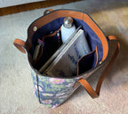 Vegan Leather Carryall Tote – Airy Cosmos