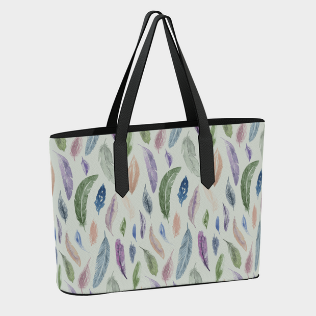 Vegan Leather Carryall — Boho Feathers