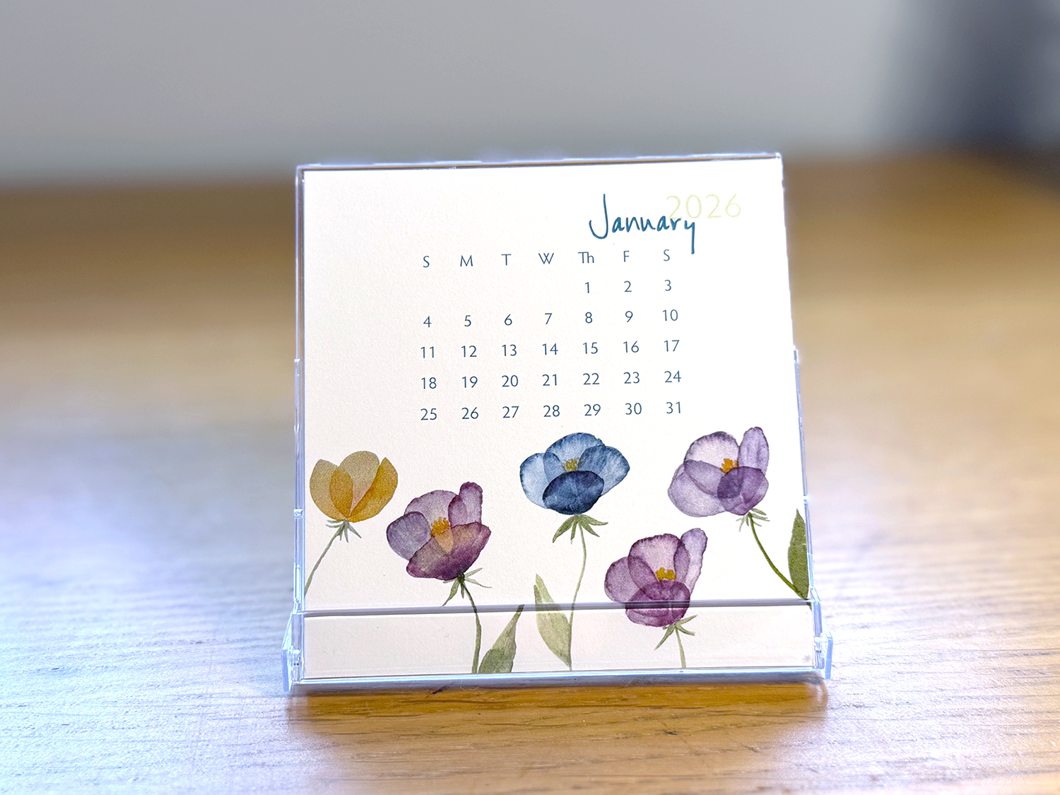 2026 Mini Desk Calendar
