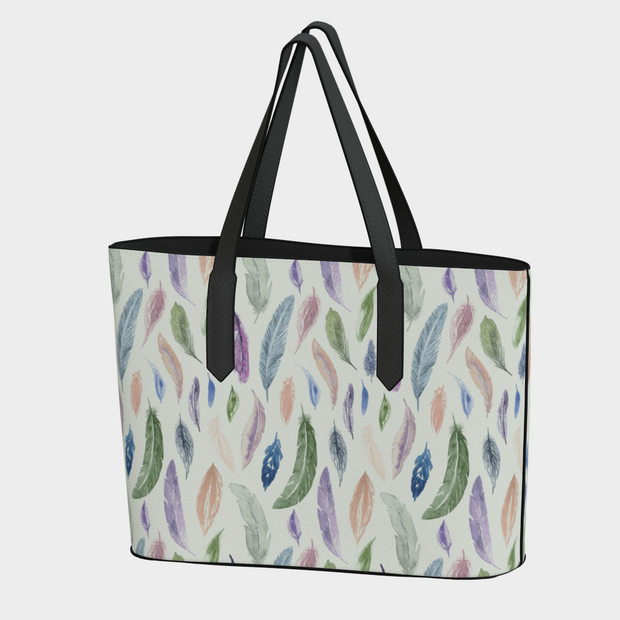Vegan Leather Carryall — Boho Feathers