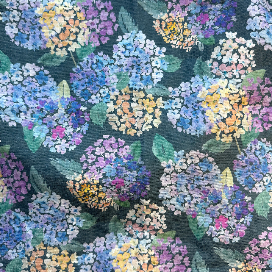 endless hydrangea linen napkins