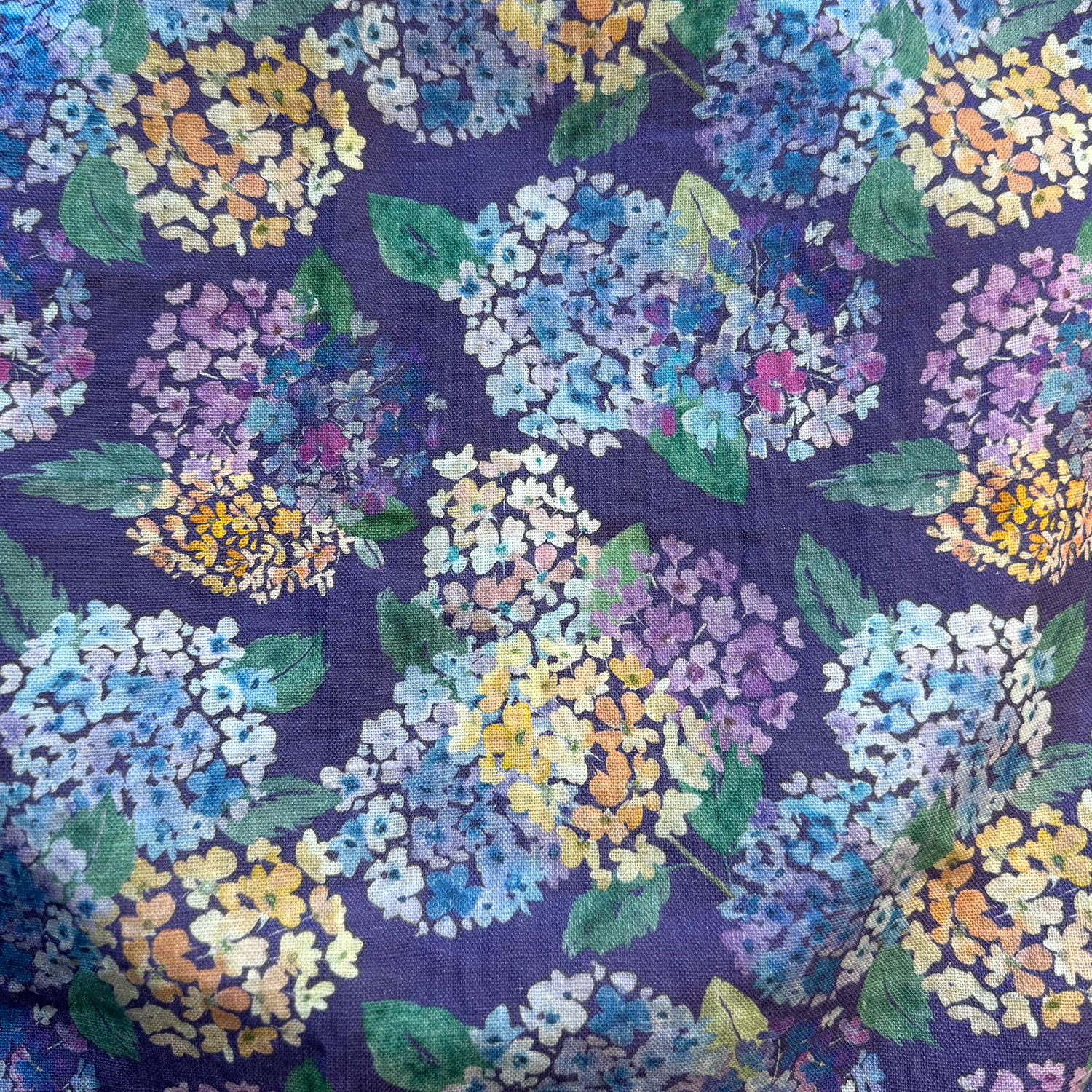 Endless Hydrangea Linen Tea Towel