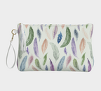 Clutch/Makeup bag with Featherlight pattern
