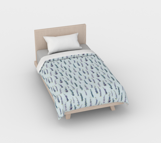Duvet – Delphinium in Barely Blue