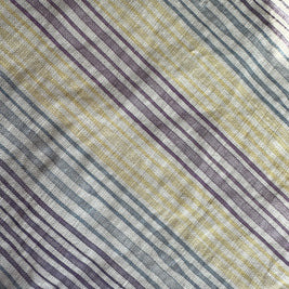 Hydrangea Light Stripes Linen Tea Towel