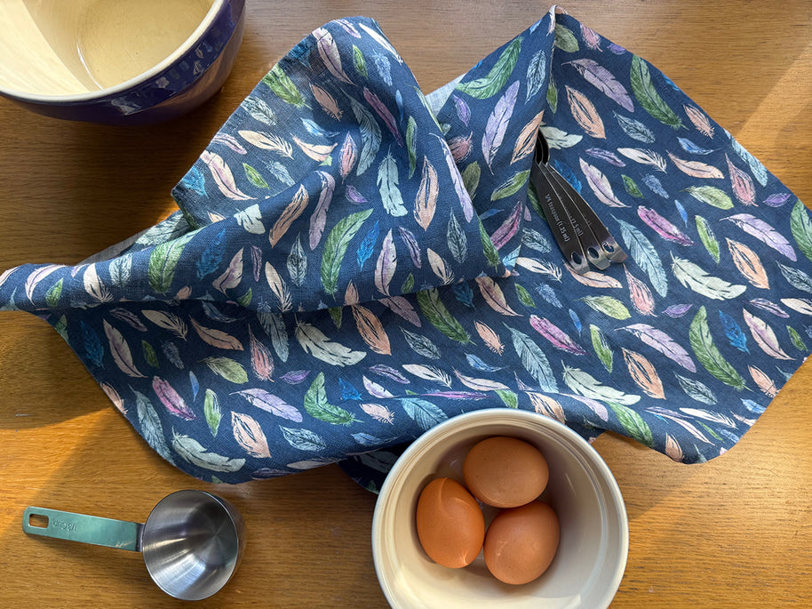 featherlight linen tea towel